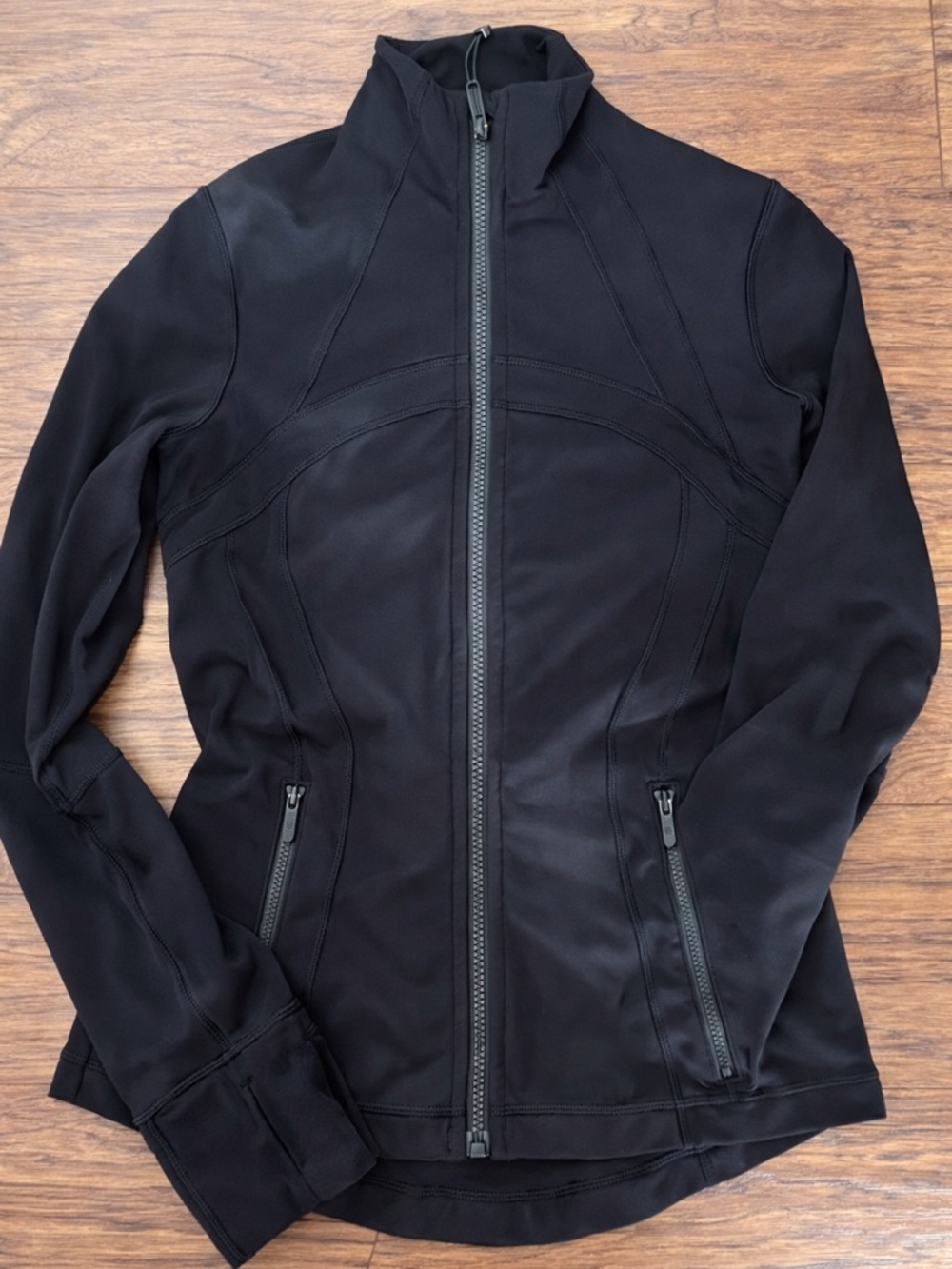 Lululemon Define Jacket Fitted Black Activewear Size 4 - Picture 2 of 4